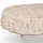 ANRO Tischdecke Wachstuch abwaschbar Oval 180 x 140 cm Beige