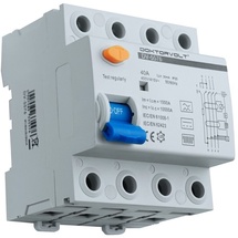 Doktorvolt Wallbox Fehlerstromschutzschalter FI Typ B E-Auto 40A 30mA 4P IP20 Allstromsensitiv RCD 5576