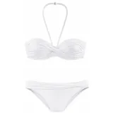 LASCANA Bügel-Bandeau-Bikini Damen Weiß 38 Cup A