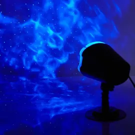 Nedis Dekoratives Licht LED- und Laserprojektor Bunte LED grüner Laser Innen- und Aussenbereich | Fernbedienung, Schwarz