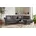 sit&more Eckcouch grau 2-Sitzer