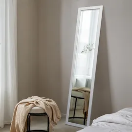 wallfluent Standspiegel 156 x 36 cm Weiß