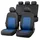 Walser Autositzbezug Sandray Komplett-Set blau-schwarz