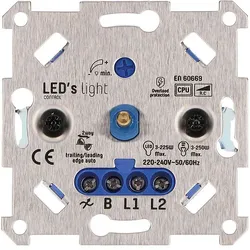 Universal Dimmer 3 - 250W Halogen-/LED-Lampen Wechselschaltung