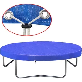 vidaXL Trampolinabdeckung PE 360-367 cm 90 g/m2