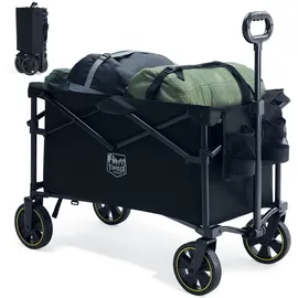 Timber Ridge Bollerwagen Faltbar 200L schwarz