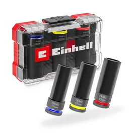 einhell accessories 3-tlg. Impact Stecknuss-Set 17/19/21 mm 80 mm