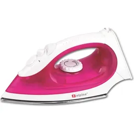 Alpina Dampfbügeleisen 2000W rosa/weiß