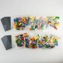 LEGO Serious Play Bausteine 10 Packs + Bauplatten 8x16 10 St. dunkelgrau