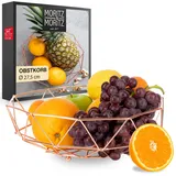Moritz & Moritz Obstschale Roségold 27,5 cm 2-tlg.