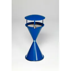 PROREGAL Dach für klassischen Standascher | HxBxT 23x44x44cm | Stahlblech | Blau