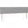 vidaXL Boxspringbett mit Matratze Hellgrau 160x200 cm Stoff - Grau