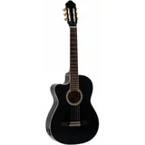 Dimavery CN-600L Klassikgitarre, schwarz