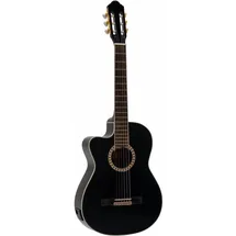 Dimavery CN-600L Klassikgitarre, schwarz