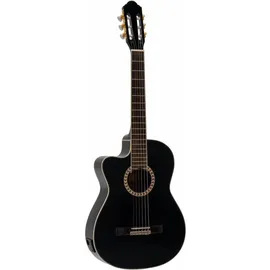 Dimavery CN-600L Klassikgitarre, schwarz