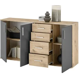 Bega Consult Kommode BC 1040 160 x 84 x 35 cm Grau matt
