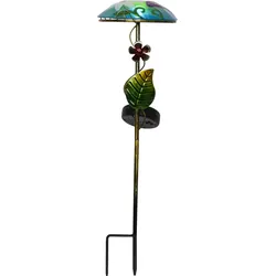 LED-Solarstab "Salona", blau, Schmetterling