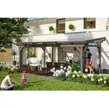 SKANHOLZ Sanremo 648 x 400 cm Fichtenholz schiefergrau