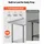 Vevor Edelstahltisch Gastro 762 x 610 x 894 mm, Verstellbarer Edelstahltisch mit Rollen, Aufkantung (30 mm), Arbeitstisch mit Grundboden für Restaurant Obere Ablage (204 kg) Untere Ablage (168 kg)