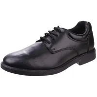 Hush Puppies Tim, Jungen Derby Schnürhalbschuhe, Schwarz (Black), 38.5 EU(5.5 UK) - 39 EU