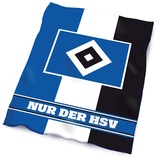 Hamburger SV HSV Fleecedecke Blockstreife150x200 - -