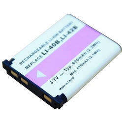 PowerSmart DOY007.354 Kamera-Akku Ersatz für OLYMPUS LI-40B LI-42B Lithium-ion (Li-ion) 620 mAh (3,7 V) schwarz