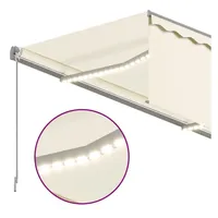VidaXL Gelenkarmmarkise 3 x 2,5 m creme
