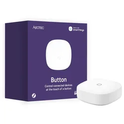 Aeotec Button, Zigbee 3.0, Smart Home Steuerung, SmartThings, anpassbare Gesten, Batteriebetrieb