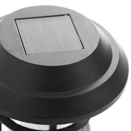 Nowa 3er Set LED Solarleuchten, Erdspieß, schwarz, H 43 cm