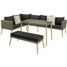 Tectake Rattan Lounge Pula natur