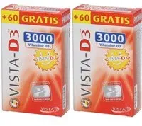 VISTA-D3TM 3000 +60 Comprimés Fondants GRATUITS Comprimé(S) Orodispersible(S) 2x180 pc(s)