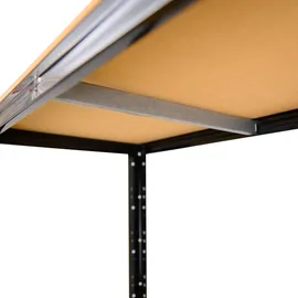 shelfplaza Schwerlastregal, anthrazit Metall, Rechteckig, 70x155x30 cm, Freizeit, Heimwerken, Werkstatt, Schwerlastregale