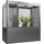 Biohort Gewächshaus Florentina 2 x 1 MAXI B 201,6 x T 103,1 x H 213,4 cm quarzgrau-metallic