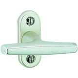 Alpertec Fenstergriff aluminium Rasterolive eloxiert Fensterolive, silber, 40120470K1