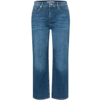 MAC Culotte Jeans in Mittelblau aus leichtem Denim-D42