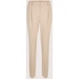 Madeleine Bundfaltenhose Konische Businesshose Beige 44