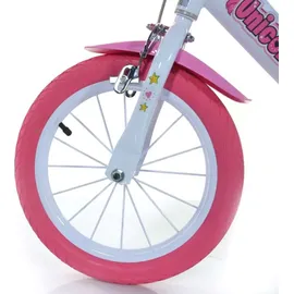 DINO BIKES Unicorn 16 Zoll RH 28 cm weiß/rosa