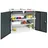 stumpf metall Werkzeug und Materialschrank 3000 RAL 7035/7016 2 Schubladen 2 Wannen