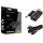 Conceptronic Ladegerät 1Port GaN USB PD Desktop-Ladegerät, Integriertes USB-C-Kabel, UK-Stecker