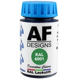 Alex Flittner Designs Lackstift RAL 6001 SMARAGDGRUEN seidenmatt 50ml Holz Metall Möbel Bad Retuschierlack Reparaturlack