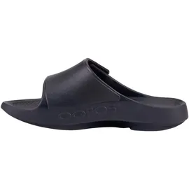 Oofos Ooahh Sport Flex Recovery Sandalen Unisex schwarz 37 EU) Badelatschen