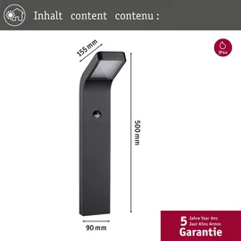 Paulmann LED Außenleuchte Kulma anthrazit