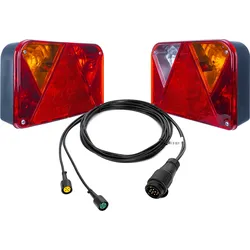 DOBPLAST DPT35 Rücklichter + MANTES Kabelbaum 4,1m 13-PIN