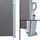 Garden Pleasure Seitenmarkise 160 x 300 cm grau Aluminium