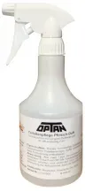 OPTAN Sprühflasche für Toilettenpflege, Pfirsichduft 1519/006 , 0,5 Liter - Leerflasche