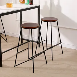 Nordlys Barhocker 4er-Set 40 x 71 cm Braun
