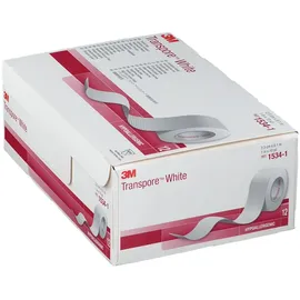 3M TRANSPORE White 2,5 cmx9,1 m Rollenpflaster