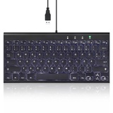 Perixx PERIBOARD-429 DE USB Tastatur mit Hintergrundbeleuch - Schwarz