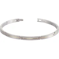 Boccia Titanium Damenarmband Bicolor 03017-02 Größe 18