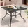 avestar Esstisch 94 x 94 x 73 cm Schwarz
